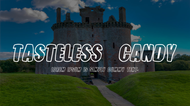 Tasteless  Candy Font