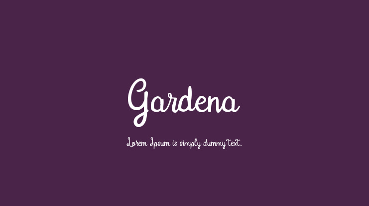 Gardena Font