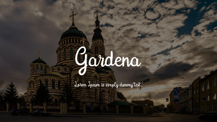 Gardena Font
