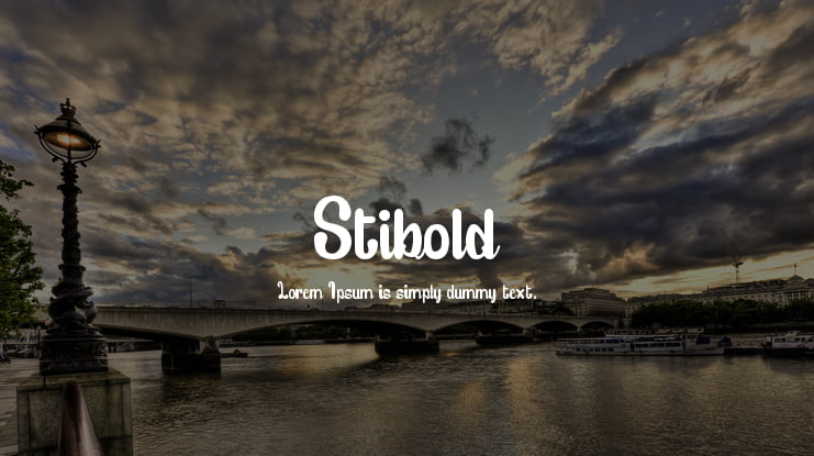 Stibold Font
