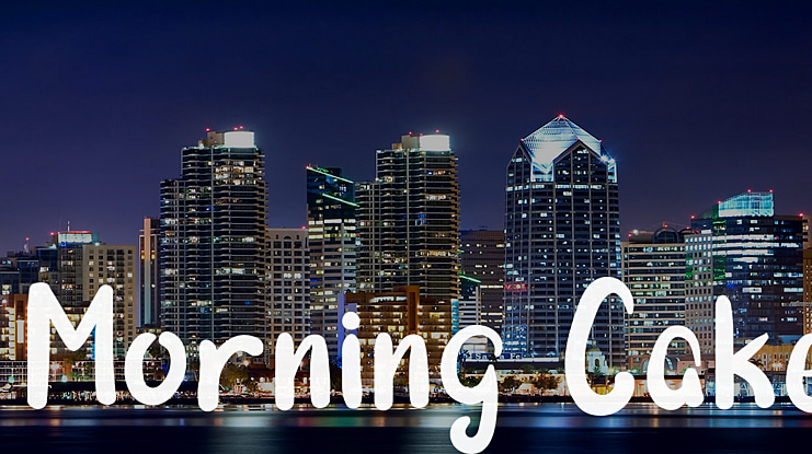 Morning Cake Font