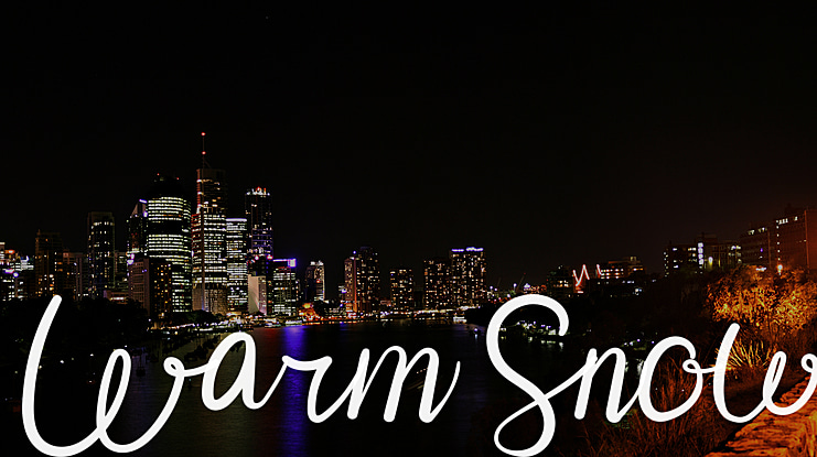Warm Snow Font