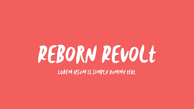 Reborn Revolt Font