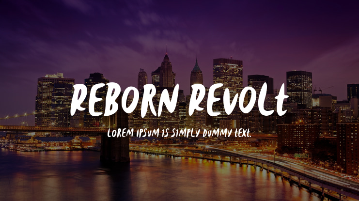 Reborn Revolt Font