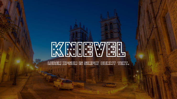 Knievel Font Family