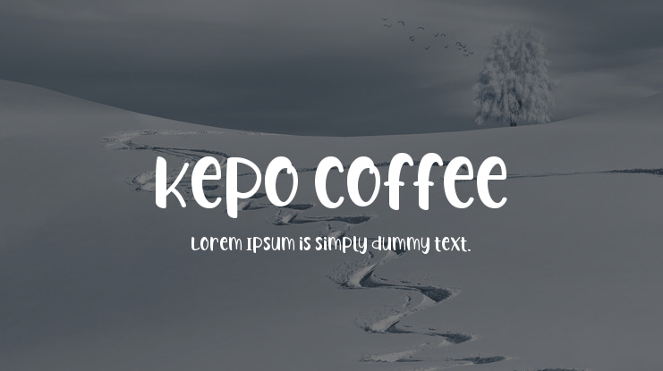 Kepo Coffee Font