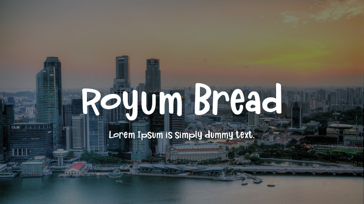 Royum Bread Font