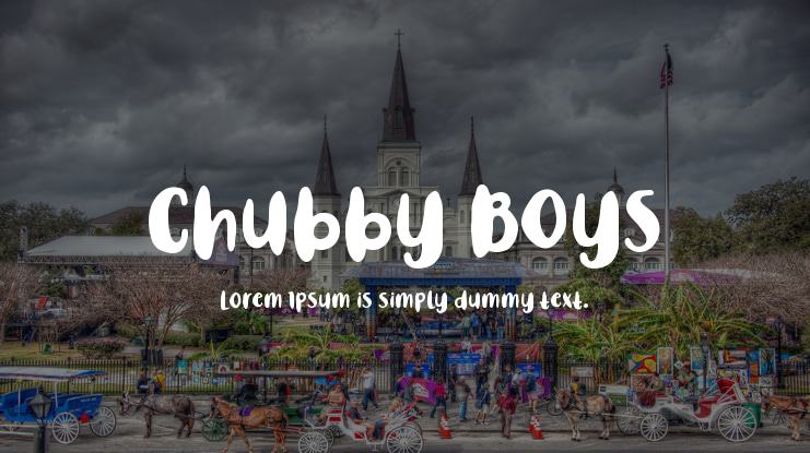 Chubby Boys Font