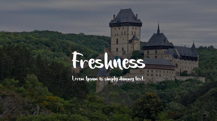 Freshness Font