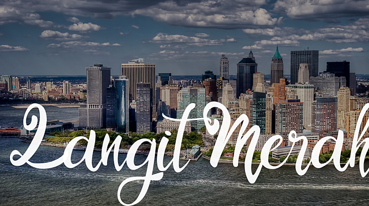 Langit Merah Font Family