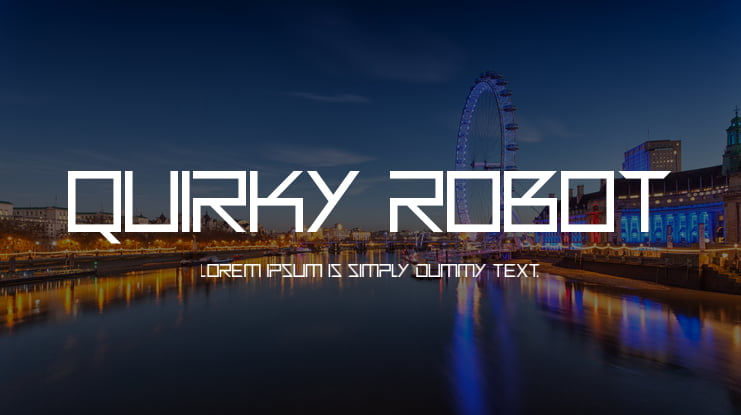 Quirky Robot Font Family