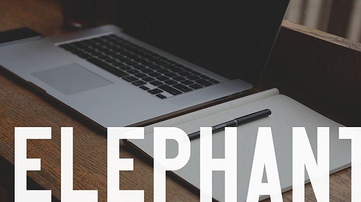 Elephant Font