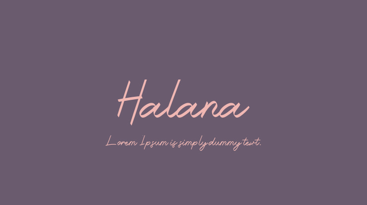Halana Font