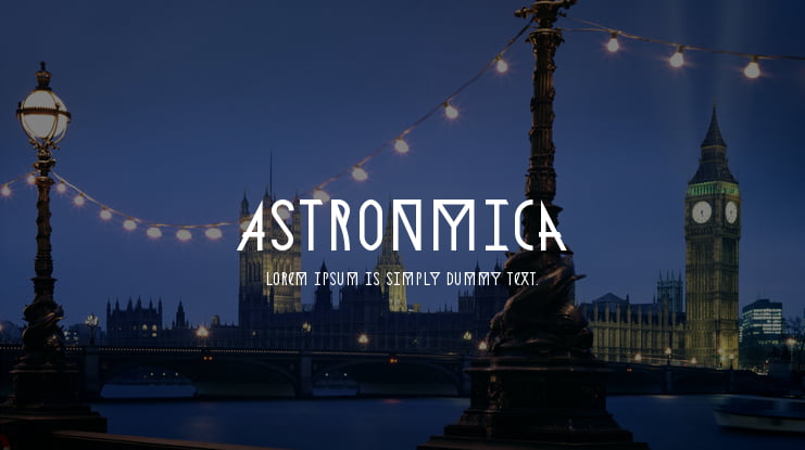 Astronmica Font Family