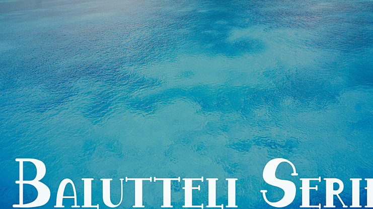 Balutteli Serif Font Family
