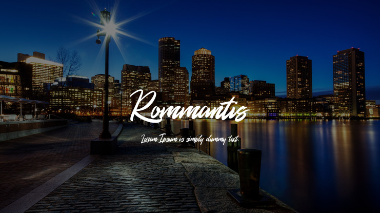 Rommantis Font Family