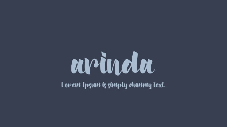 arinda Font Family