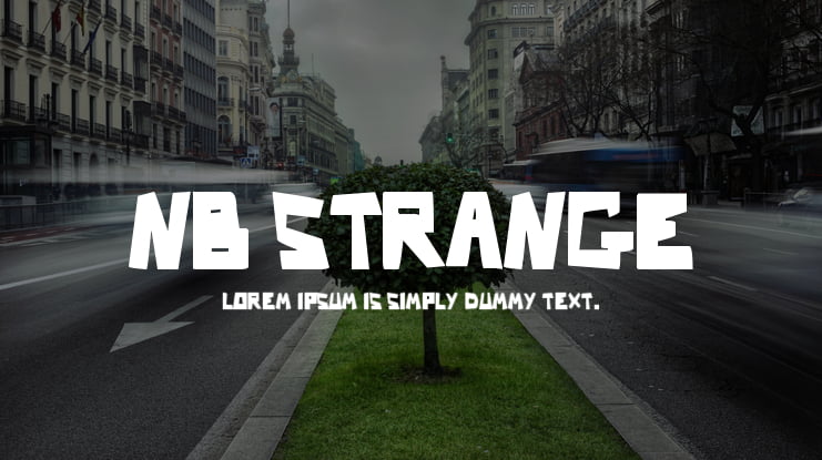 Nb Strange Font