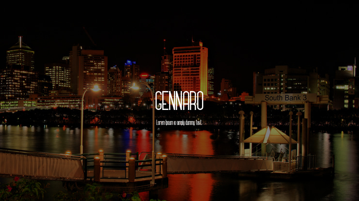GENNARO Font