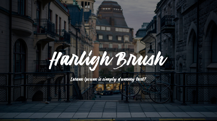 Harligh Brush Font