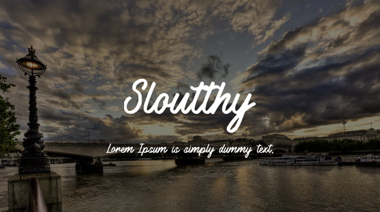 Sloutthy Font