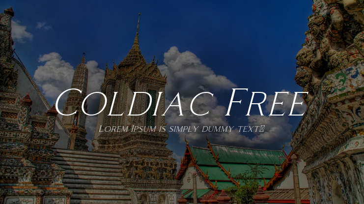 Coldiac Free Font Family