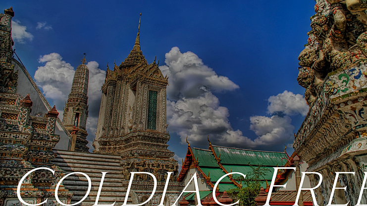 Coldiac Free Font Family