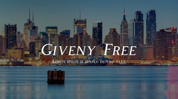 Giveny Free Font Family