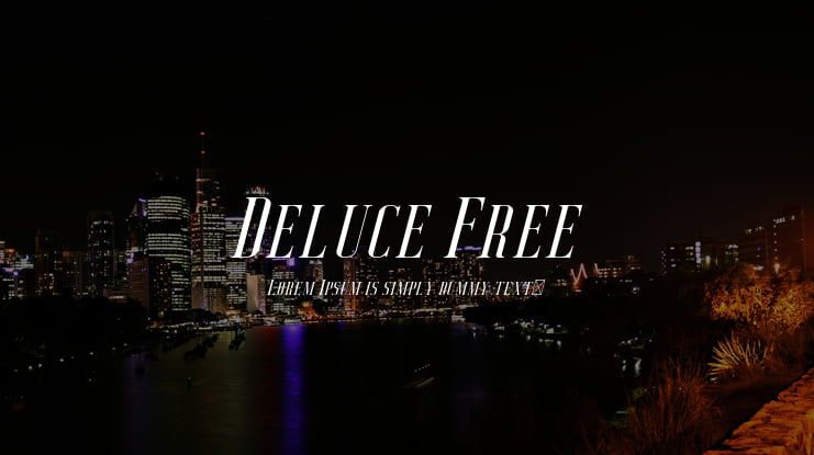 Deluce Free Font Family