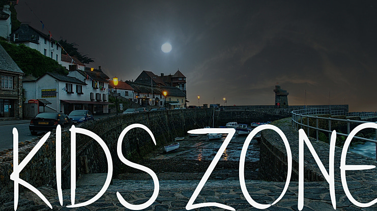 KIDS ZONE Font
