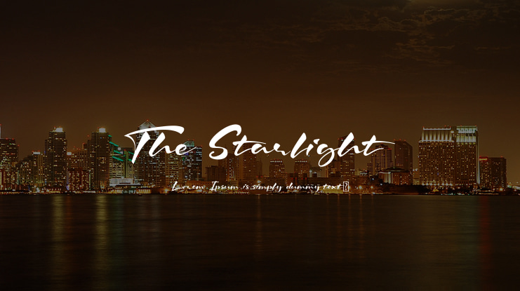 The Starlight Font
