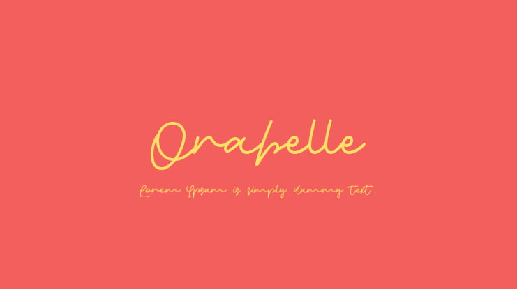 Orabelle Font