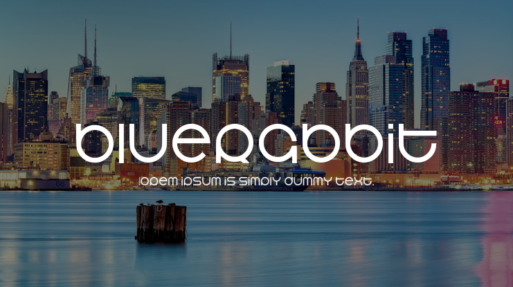 Bluerabbit Font