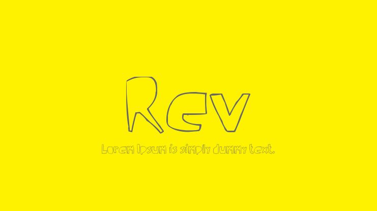 Rev Font