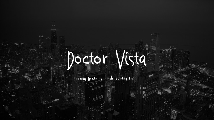Doctor Vista Font Family