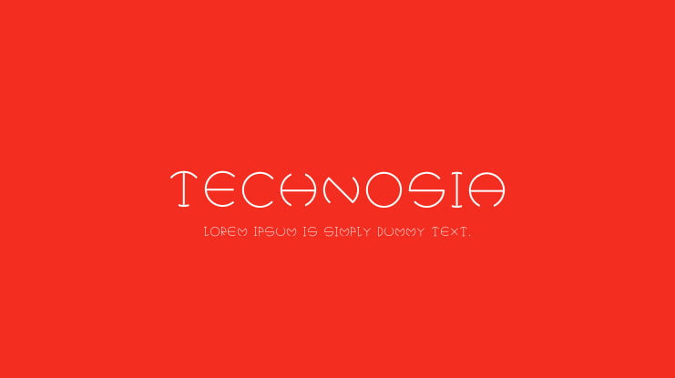 Technosia Font