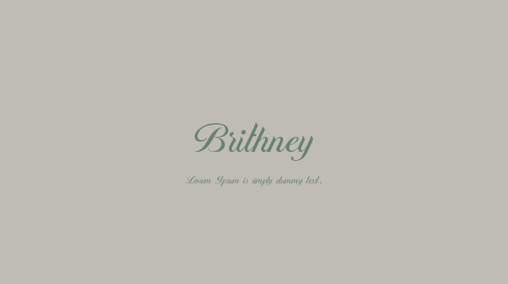Brithney Font