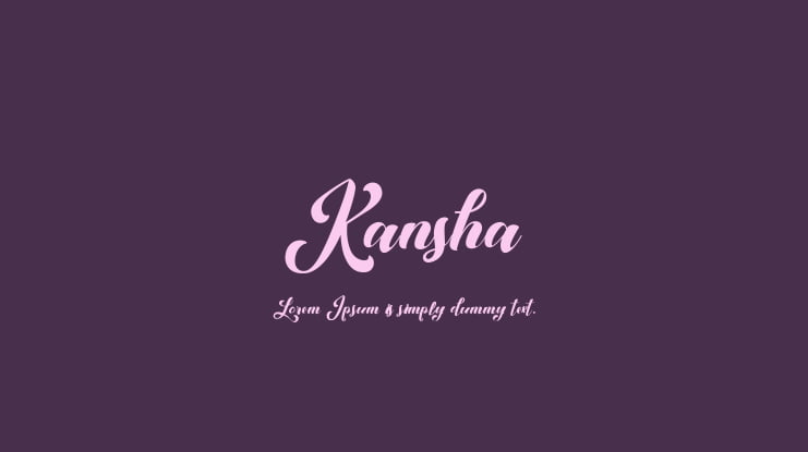 Kansha Font