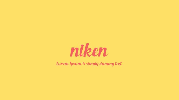niken Font