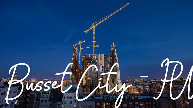 Busset City - PU Font