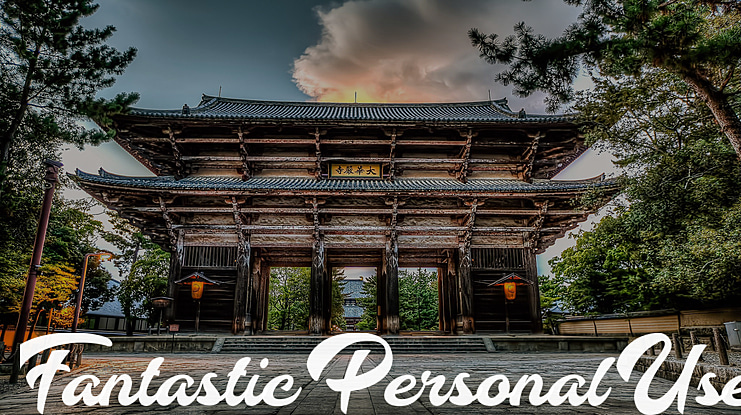 Fantastic Personal Use Font