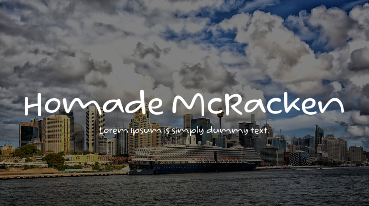 Homade McRacken Font Family