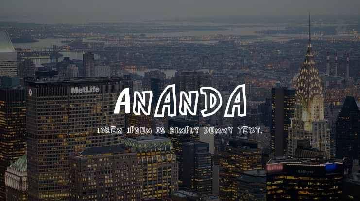 Ananda Font