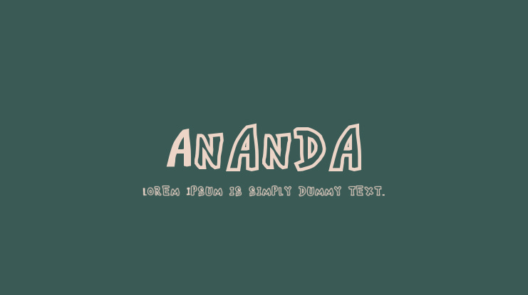 Ananda Font