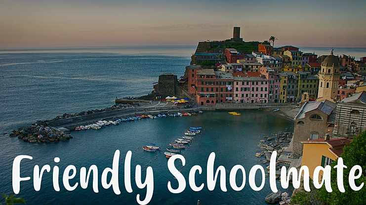 Friendly Schoolmates Font Family