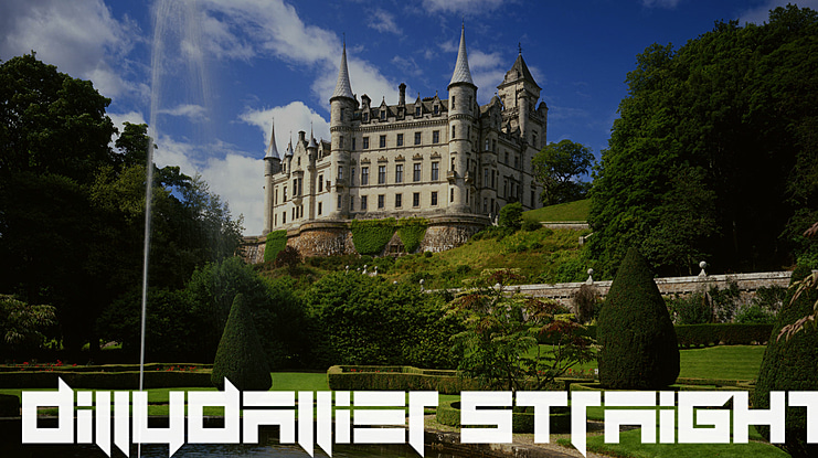 Dillydallier Straight Font Family