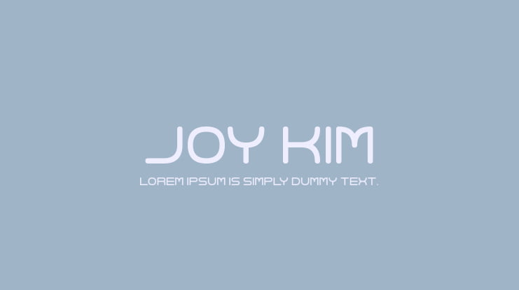 Joy Kim Font