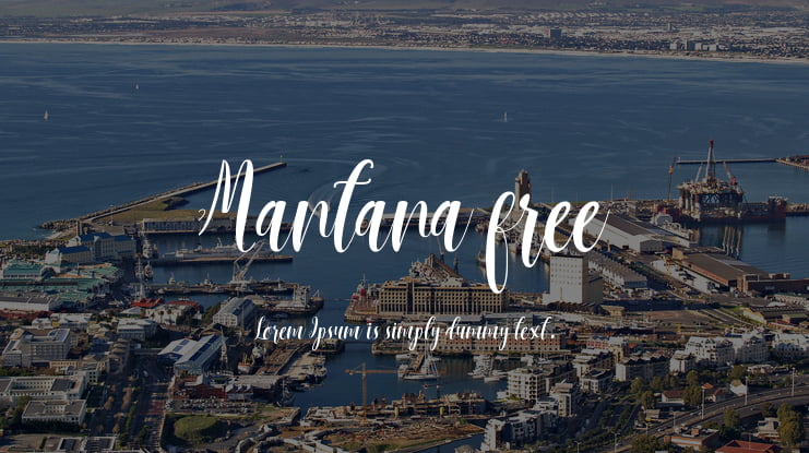 Mantana free Font