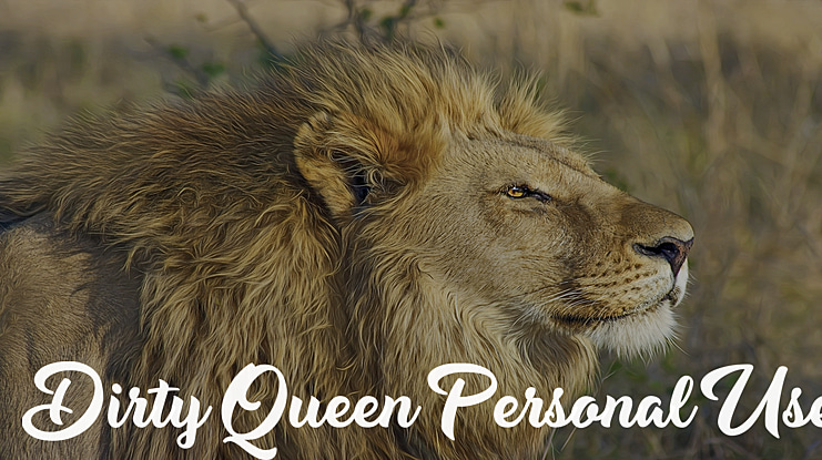 Dirty Queen Personal Use Font