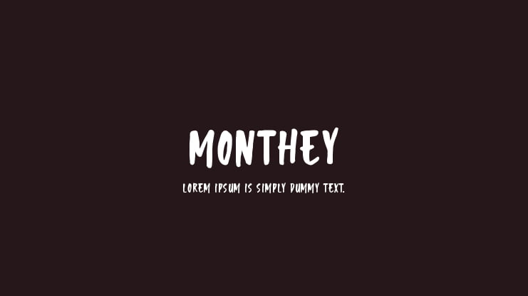 Monthey Font